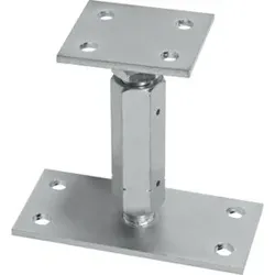 HGH Stützenfuß Typ P höhenverst. 80x70x5,0mm