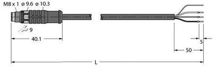 Preisvergleich Produktbild Turck Aktuator- u. Sensorleitung PSGS3M-10/TEL