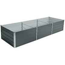 Estexo Hochbeet 240 x 80 x 45 cm Grau