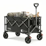 sunula Bollerwagen Faltbar schwarz