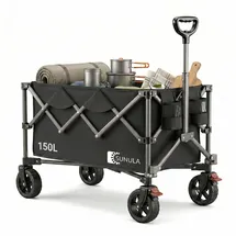 sunula Bollerwagen Faltbar schwarz