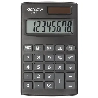 GENIE Taschenrechner 215 P schwarz