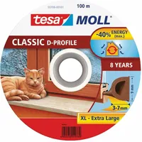 Tesa D-Profil Dichtung braun 100 m x 9 mm