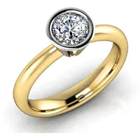 Verlobungsring VR02 750er Gelb-/Weiflgold - 3243