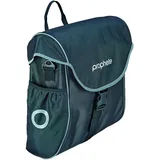 Prophete Seitenpacktasche, 20L, wasserabweisend mit werkzeugfreier Gepäckträgermontage, reflektierende Elemente, robuste und langlebige Materialien, schwarz