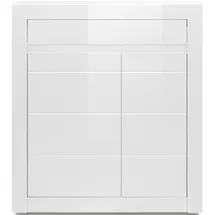 Home Affaire Carat 100 x 112 x 35 cm Weiß / Grau