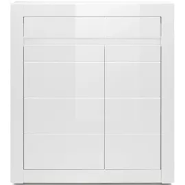 Home Affaire Carat 100 x 112 x 35 cm Weiß / Grau