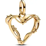 Pandora 762526C00 Anhänger Goldfarben Herz mit Stacheldraht