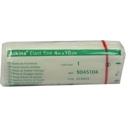Askina Elast Fine Binde 4mx10cm cellophaniert