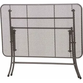 MWH Das Original Cafe Latte Klapptisch 110 x 70 x 72 cm eisengrau
