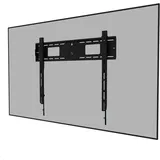 NeoMounts Wandhalterung 800x600mm 125kg/43-98"/fix/schwarz/Schwerlast (Wand, 98", 125 kg), TV Wandhalterung, Schwarz