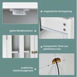 Costway Küchenschrank Hochschrank 170 x 0 x 0 cm Weiß