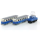 HOBBYTRAIN Zugspitzbahn Tal-Lok mit 2 Personenwagen H43105 H0m