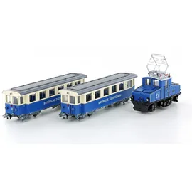 HOBBYTRAIN Zugspitzbahn Tal-Lok mit 2 Personenwagen H43105 H0m