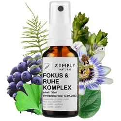 ZIMPLY NATURAL FOKUS & RUHE KOMPLEX 30 ml