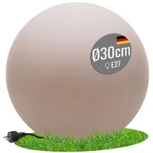 8 seasons DESIGN Kugelleuchte Shining Globe Ø 30 sand