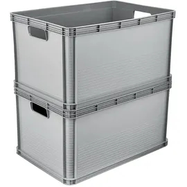 KEEEPER Aufbewahrungsbox Robert 60 x 40 x 32 cm 1-tlg. grau