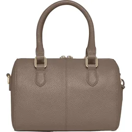 lazarotti Handtasche Bologna Leather Bowling Bag Taupe