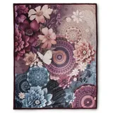 HIP Asher Kuscheldecke 130 x 160 cm Bordeaux