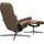 Stressless Relaxsessel "Consul", braun (latte batick), B:82cm H:102cm T:72cm, Leder BATICK: BATICK ist ein leicht korrigiertes, durchgefärbtes und genarbtes Möbelleder, bei dem die meisten Unebenheiten und Spuren in der Regel entfernt wurden.