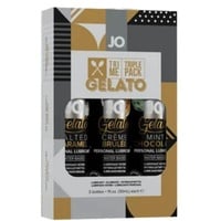 System JO Tri-Me Triple Pack Gelato Gleitgel-Set mit Geschmack