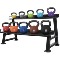 Sport-Tec Kettlebell-Set 11-tlg., 4-32 kg inkl. Ablage