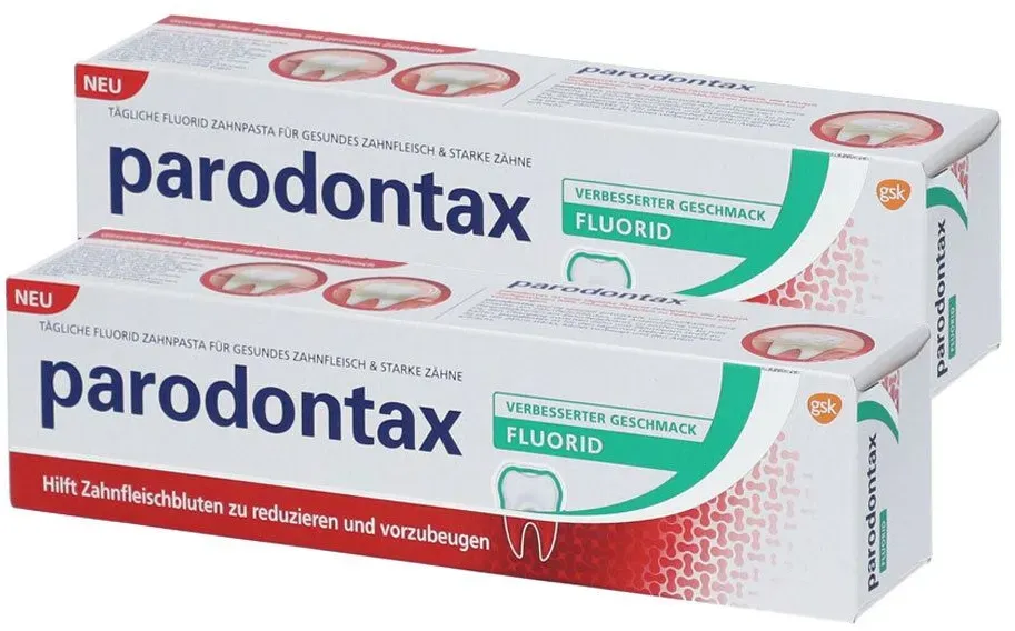 parodontax® mit Fluorid 75 ml Doppelpack Zahnpasta 2x75 St 2x75 St Zahnpasta