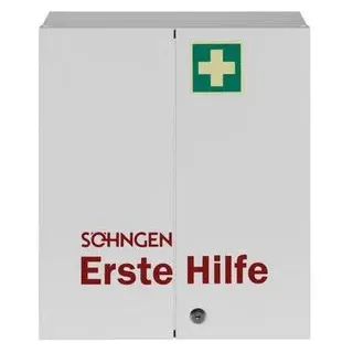 Söhngen Verbandschrank Hamburg 5001002, DIN 13157, Stahl, weiß, 46 x 40cm