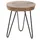 DESIGN DELIGHTS Beistelltisch Baumscheibe Beige Tamarindenholz Ø 34 x 38 cm