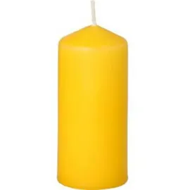 Papstar Stumpenkerze 4 x 9 cm 10 St. goldgelb