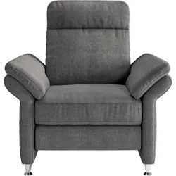 Sessel HOME AFFAIRE "Mailand Fernsehsessel", grau, B:98cm H:103cm T:89cm, Struktur ( 100% Polyester), Sessel, mit komfortablem Federkern-Sitz, wahlweise mit Move-Funktion