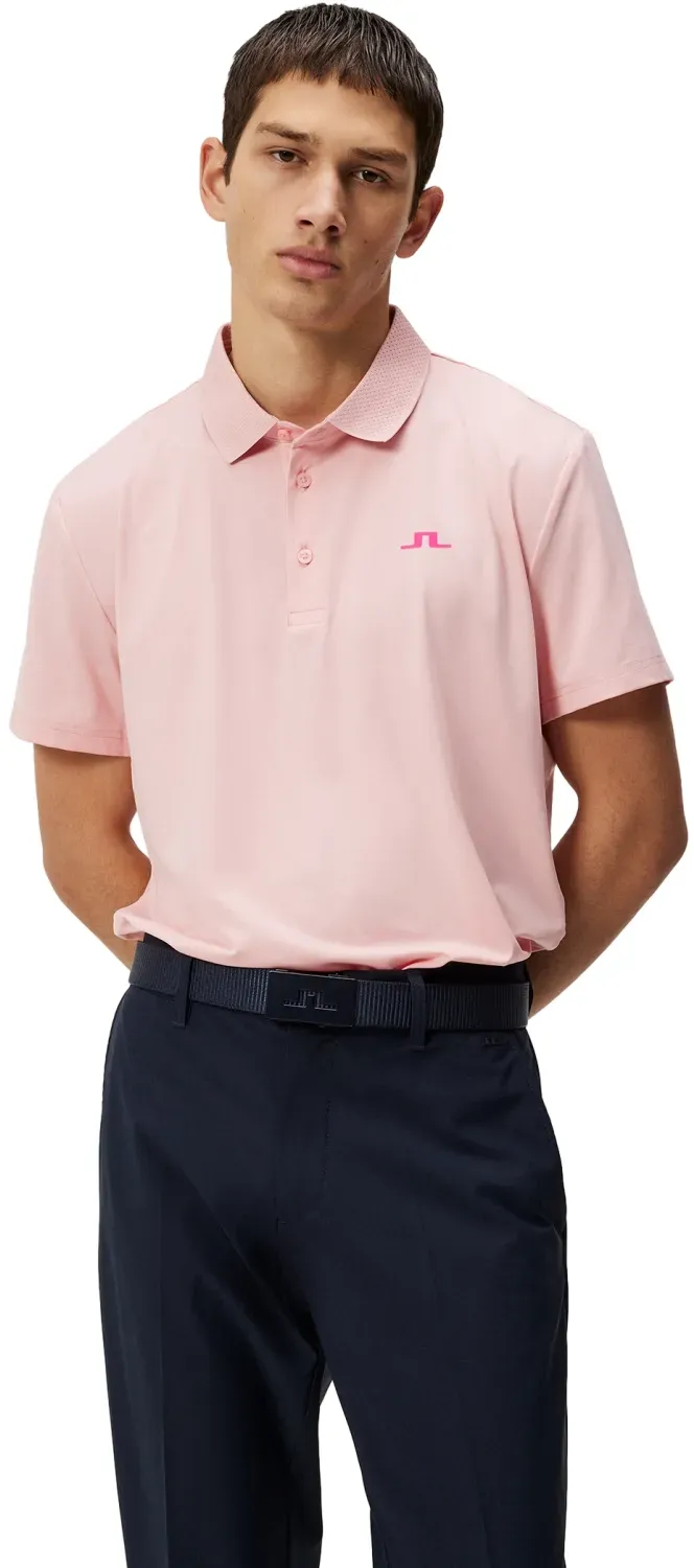 J. LINDEBERG Polo Duff Regular, rosa