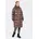 Outdoorjacke Damen Gr 36 bunt flieder braun 100 Polyamid unifarben normal hoch geschlossener Ausschnitt Jacken Outdoorjacke in warmer und wasserbeständiger Qualität