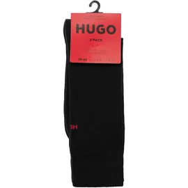 Hugo Socken, mit Label-Detail im 3er-Pack Modell UNI COLORS', Black, 39-42
