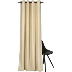 SCHÖNER WOHNEN-Kollektion Vorhang »Peachy«, (1 St.) SCHÖNER WOHNEN-KOLLEKTION champagner, natur, sand 250 cm