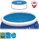 Happy People Solarcover für Quick-Up-Pools Blau 360cm