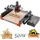 Vevor CNC-Fräsmaschine 500 W, 3-Achsen-Gravurmaschine mit zwei Linearführungen & Kugelumlaufspindel, Arbeitsbereich 400x400x95 mm