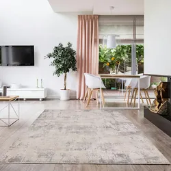 Kadima Design Modern Velours Teppich  200x300cm, Florhöhe 8mm  Naturtöne Beige  Pflegeleicht  Abstrakt stil  Wohnzimmer  SIENA-Arbia Kollektion