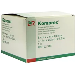 Komprex Schaumgummi Binde 8 cmx2 m Stärk 1 St