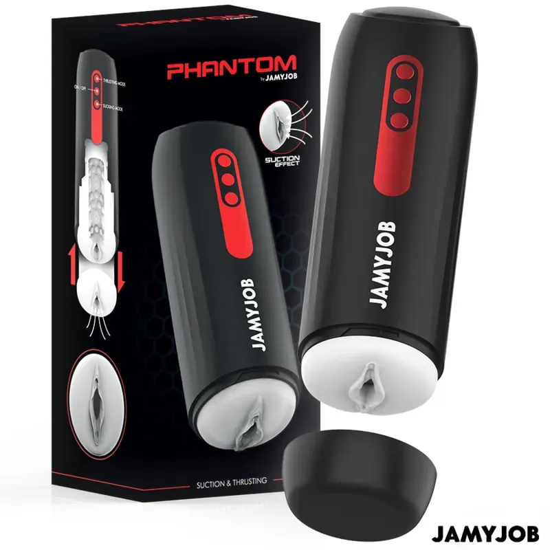 JAMYJOB - PHANTOM AUTOMATISCHER VAGINA-MASTURBATOR 5 MODI STIMULIERENDE WELLEN UND STOSS