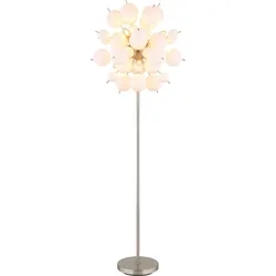 Stehleuchte Udo Nickelfarben max. 25 Watt