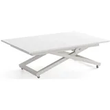 WFL GROUP Axen Weiß Laminat 120-160 x 80 x 38-75 cm