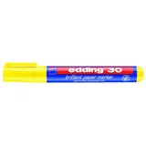 edding Papiermarker Brillant 30 1,5-3 mm Gelb