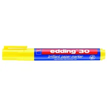 edding Papiermarker Brillant 30 1,5-3 mm Gelb