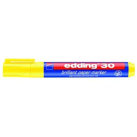 edding Papiermarker Brillant 30 1,5-3 mm Gelb