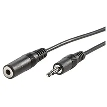 Value Klinke Audio Verlängerungskabel 3,5mm-Stecker / 3,5mm-Buchse 5,00m (11.99.4355)