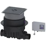 Kessel Rückstaupumpanlage Pumpfix F DN 125 Bodenplatte Schwarz