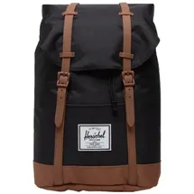Herschel Retreat Backpack black/saddle brown