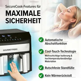 GOURMETmaxx Heißluftfritteuse 7 l 11339