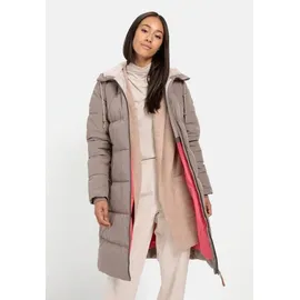 CAMEL ACTIVE Langer Puffermantel mit gefütterter Kapuze Walnuss, | 46